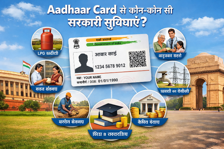 Aadhaar Card से कौन-कौन सी सरकारी सुविधाएं मिलती हैं