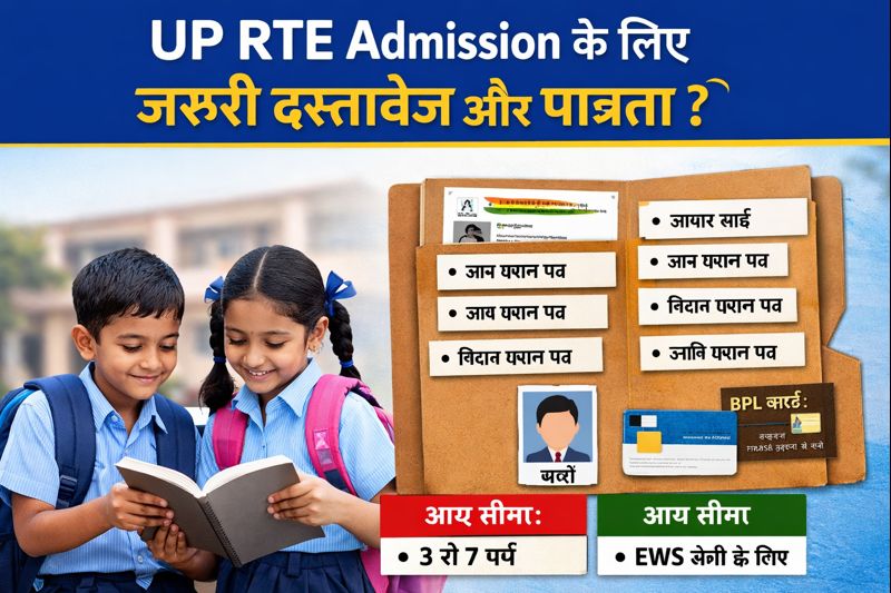 UP RTE Admission के लिए जरूरी दस्तावेज और पात्रता?