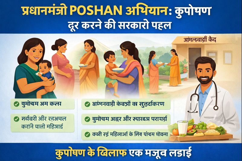 प्रधानमंत्री POSHAN अभियान: कुपोषण दूर करने की सरकारी पहल?