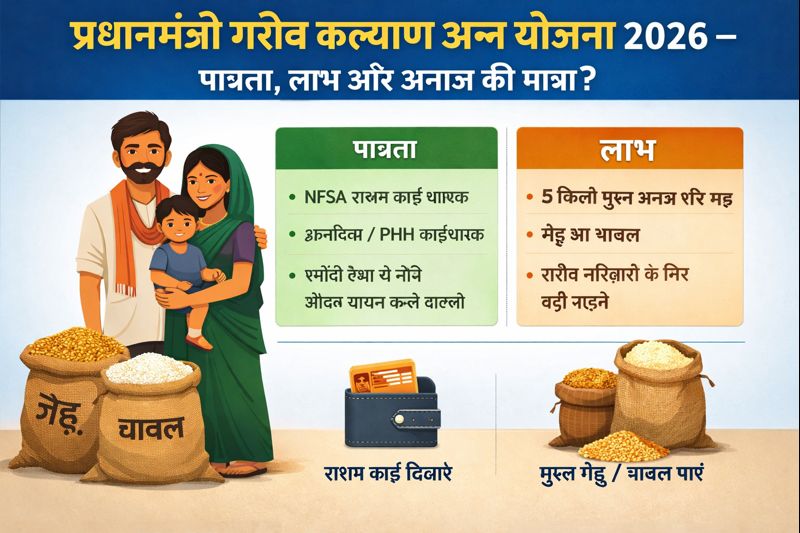 प्रधानमंत्री गरीब कल्याण अन्न योजना 2026