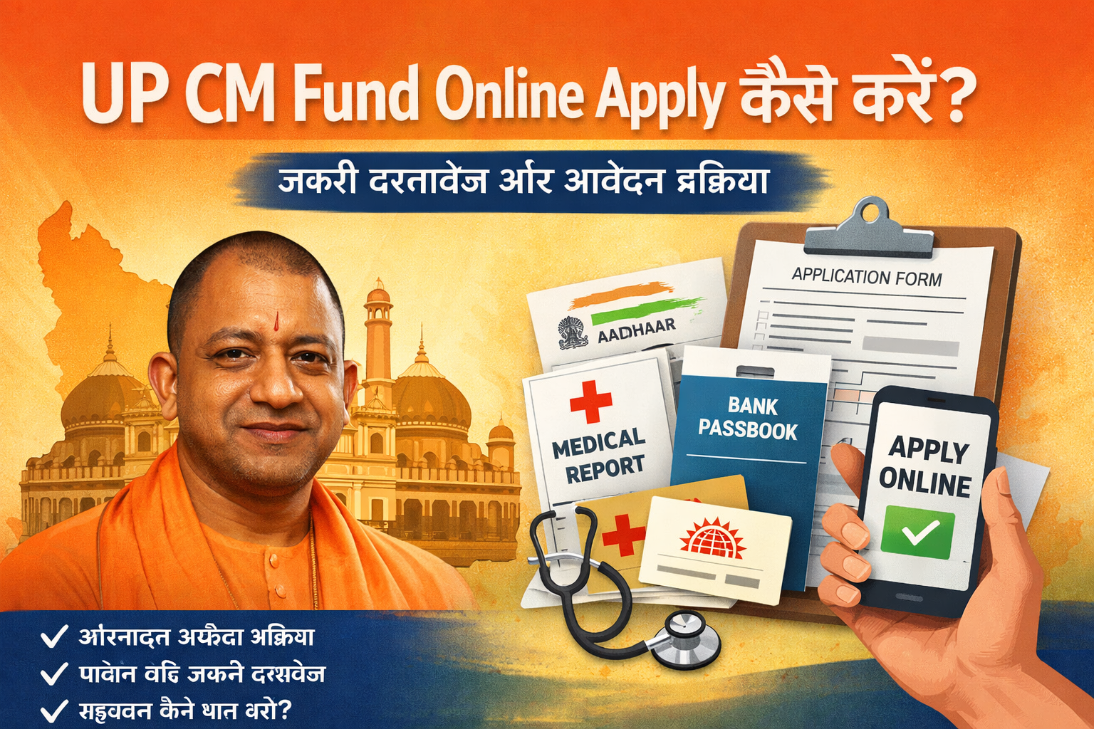 UP CM Fund Online Apply कैसे करें