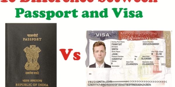 10 Difference between Passport and Visa in Hindi