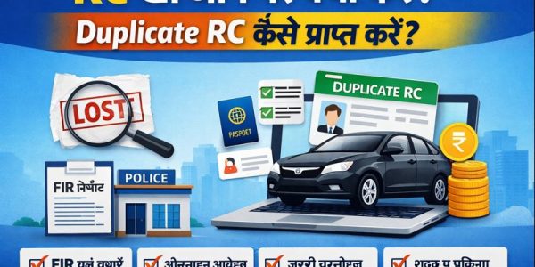 RC खो जाने पर क्या करें? Duplicate RC कैसे प्राप्त करें?