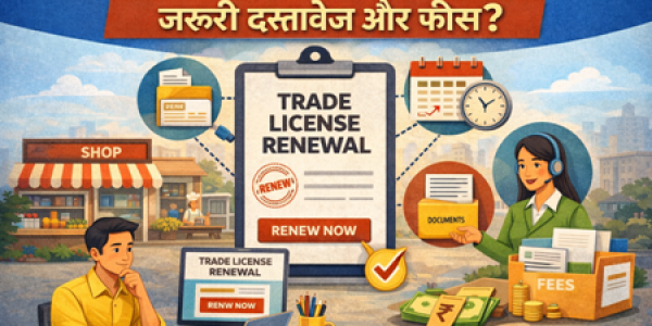Trade License Renewal कैसे करें? जरूरी दस्तावेज और फीस?