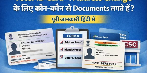 Voter ID Card में Address Change के लिए कौन-कौन से Documents लगते हैं?