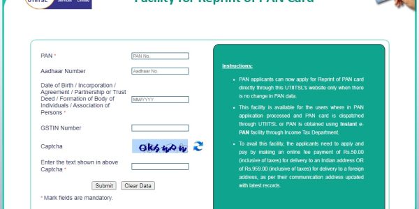 How to Reprint Online Pan Card Step by Step Full Details in Hindi